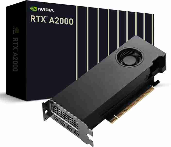 nVIDIA RTX A2000 GDDR6 6 GB NVIDIA Chipset 192 bit 6001 MHz