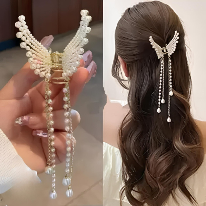 DLASSIE TRENDS Hair Clips For Girls Women Stylish Baby Clipper Latest  Designer Clipon Set Fancy Design Jewellery Hairclips New Korean Traditional 
