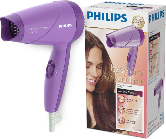 Purple Philips Salon Dry SalonDry Hair Dryer HP8144/46 Philips