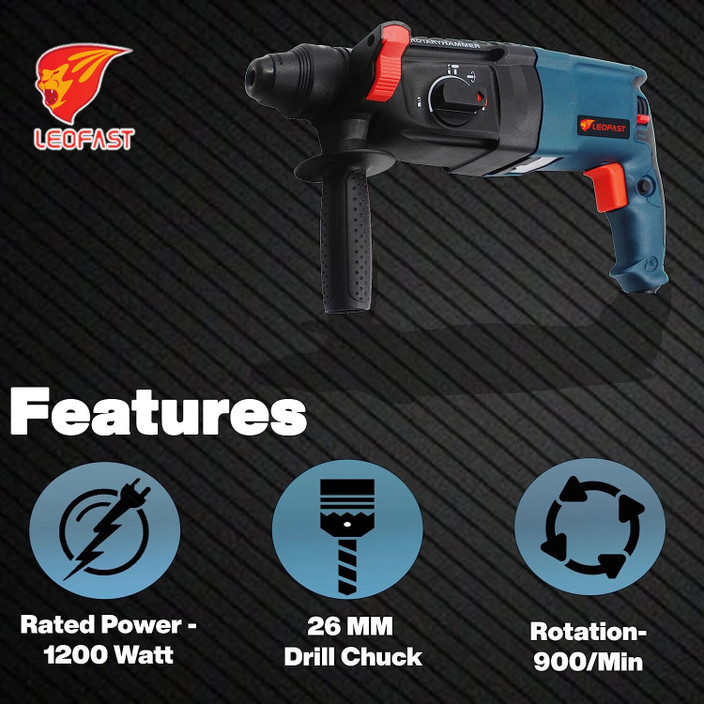 LEOFAST LFT-1209 Heavy Duty, Copper Motor, Concrete Breaker