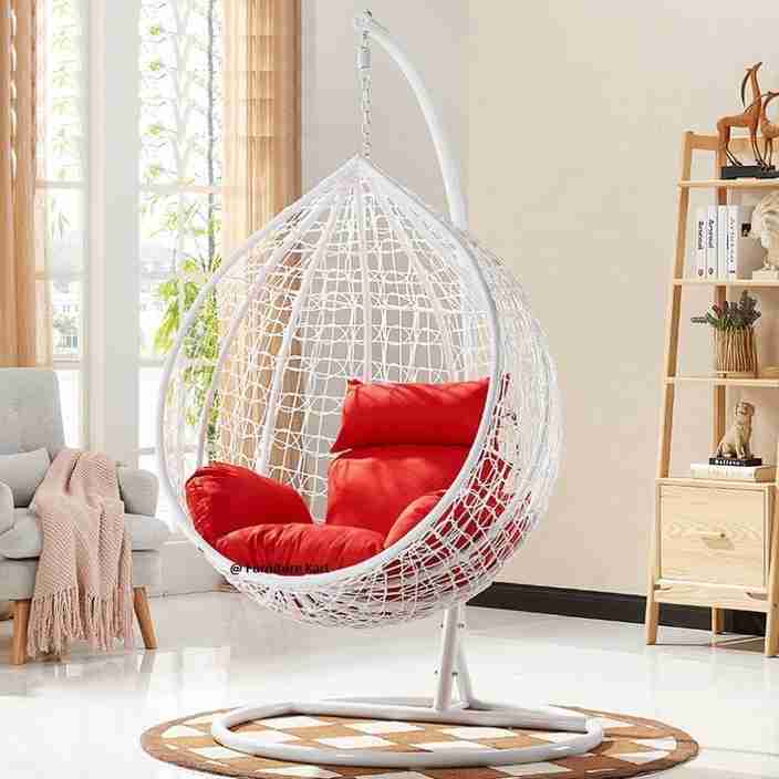 Furniture Acrylic Hanging Chair Gold Acrylic Bubble Swing Chair