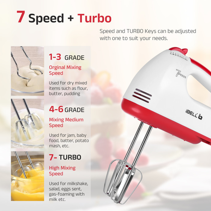Cream Maker Castor Electric Beater Ibell Egg Beater Ibell By