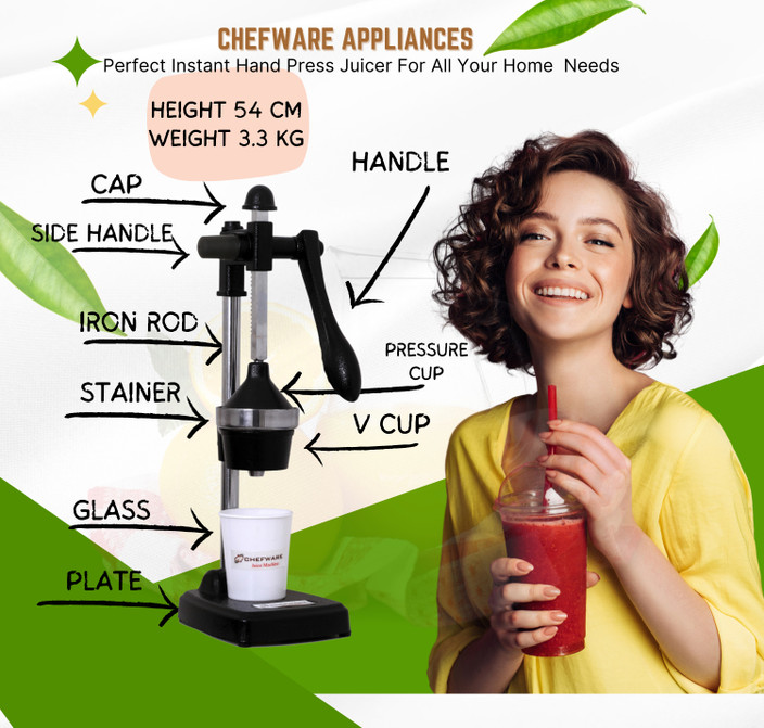 Hand Press Juicepro Cold Press Juicer Imperial 240-Watt Slow Cold - Main Image