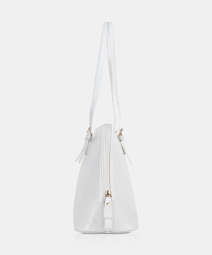 Shoulder Bag Lino Perros White Handbag Buy Lino Perros White Croc