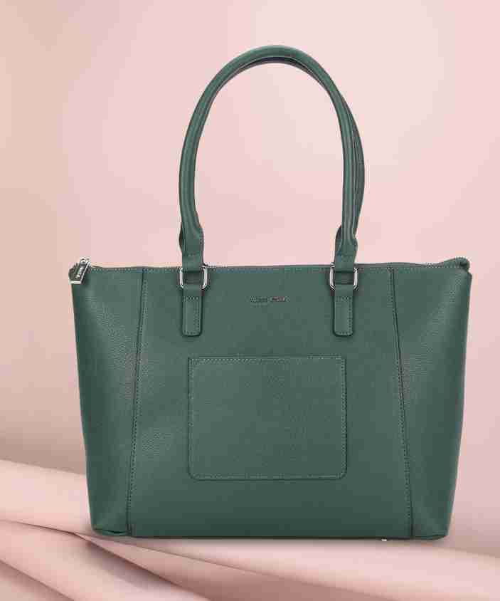 Flipkart Allen Solly Green Handbag Flipkart Allen Solly Handheld