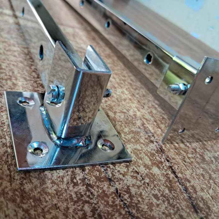 Q1 Beads Steel Wall Cloth Dryer Stand Holes Foldable Clothes