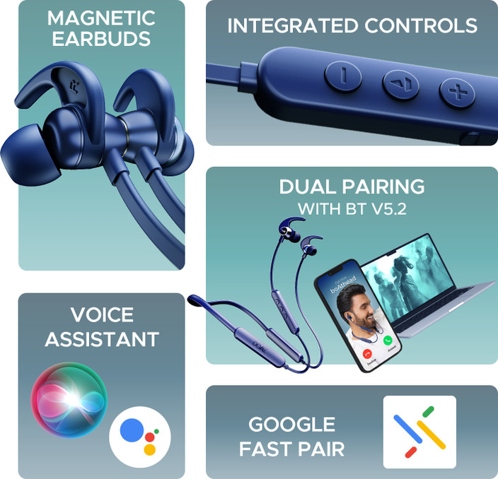 Google Assistant Earphone Assistant Bluetooth Earphones Boat
