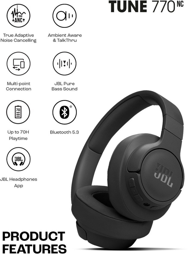 Jbl Pure Bass Jbl Active Noise Cancelling Headphones JBL Tune