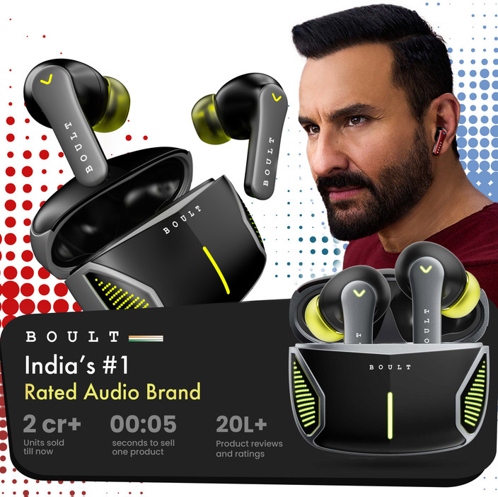 Boult Earbuds Bluetooth Headset Boult Boult Audio AirBass Combuds