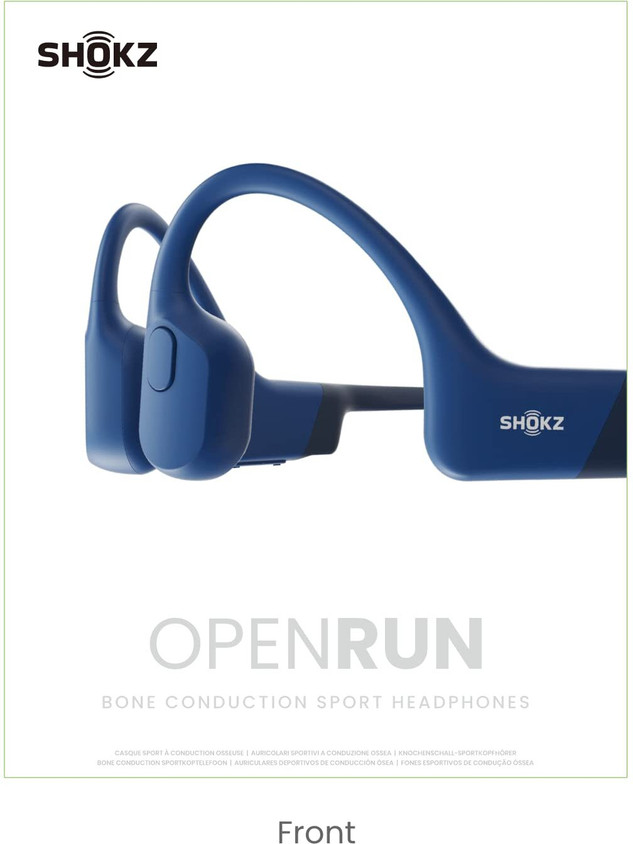 Aftershokz As800be As800be Aftershokz Aeropex Bluetooth Bone