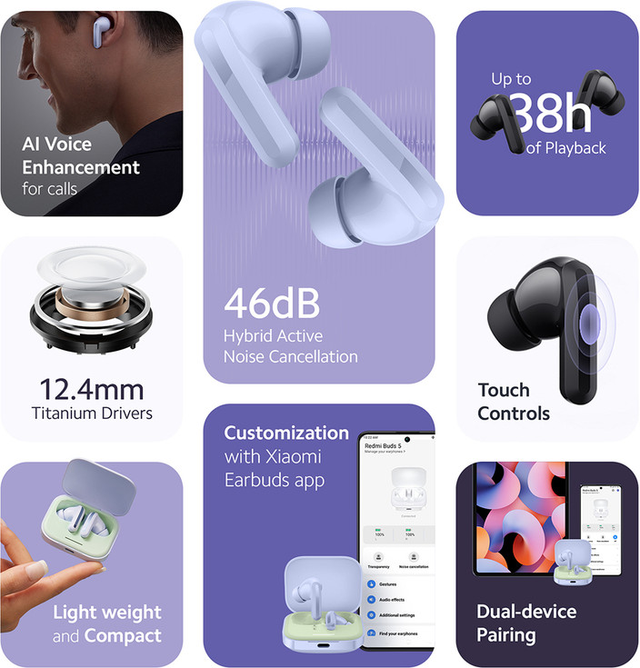 Bluetooth Earphones Earbuds Specs Comparison Mi True Wireless