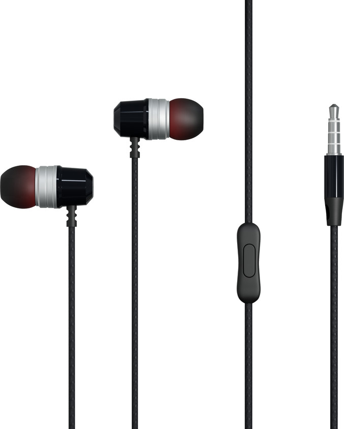 AJ CREATIVE Wired Headphones Dynamic Bass Earphones with In-Line