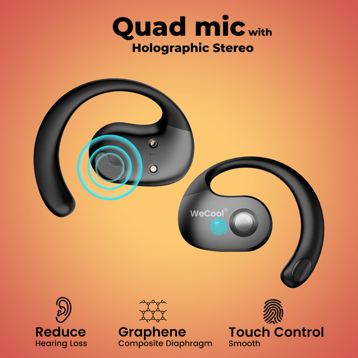 Noise Cancelling In Ear Bluetooth Earphones With Mic WeCool