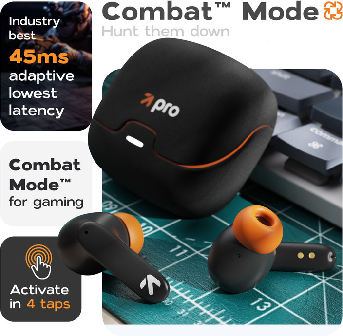 GOBOULT Z40 Pro with 100H Battery, Quad Mic ENC, Scratch Proof, Rubber Grip  Design, Bluetooth