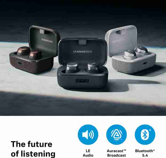 Sennheiser Momentum True Wireless 4 with Bluetooth 5.4 and Sennheiser Momentum True Wireless 4 with Bluetooth 5.4 and