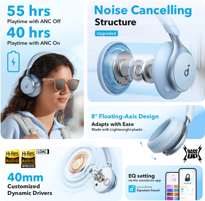 Soundcore Space Anker Wireless Headphones Pairing Soundcore Space