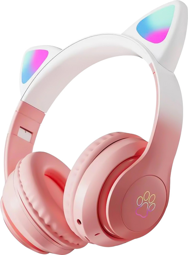 Cat Ear Headphones For Girl Headset With Mic Cat Ear Headphones