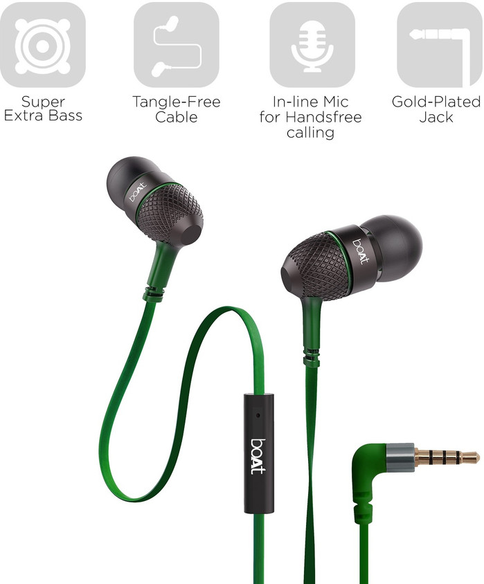 Bass Heads Boat Rockerz 228 Buy BoAt BassHeads 228 Wired Earphones