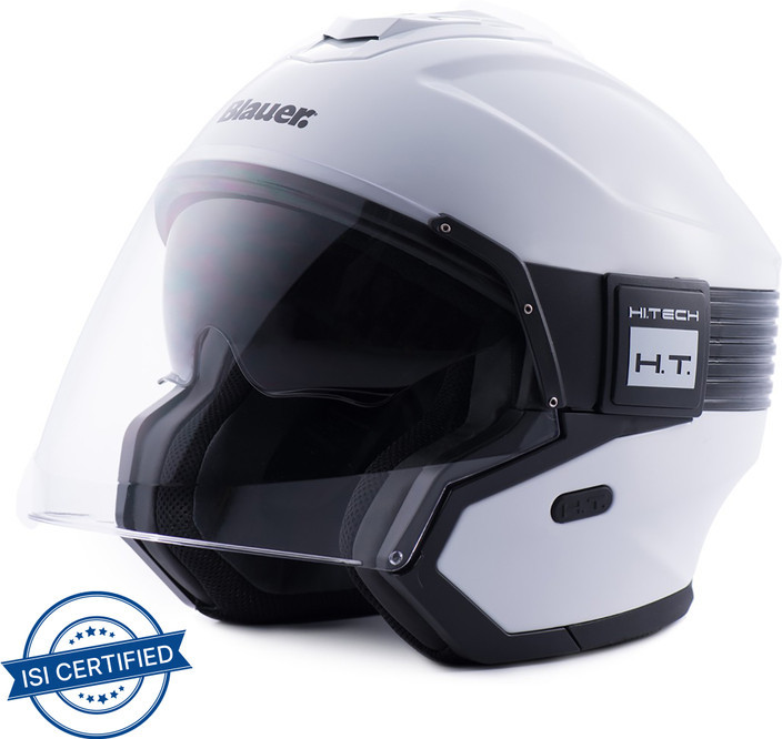Steelbird Blauer Hacker ISI/ECE Certified Open Face Helmet