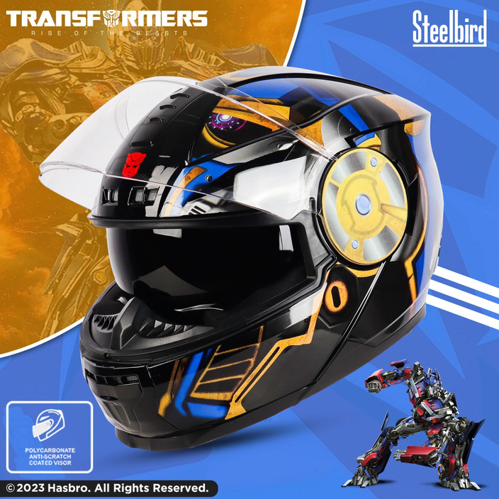 bumblebee motorcycle helmet that transforms Voice Activated 1/1 Scale Wearable and remotely controllable Bumblebee Mask Bumblebee Transformer Motorcycle