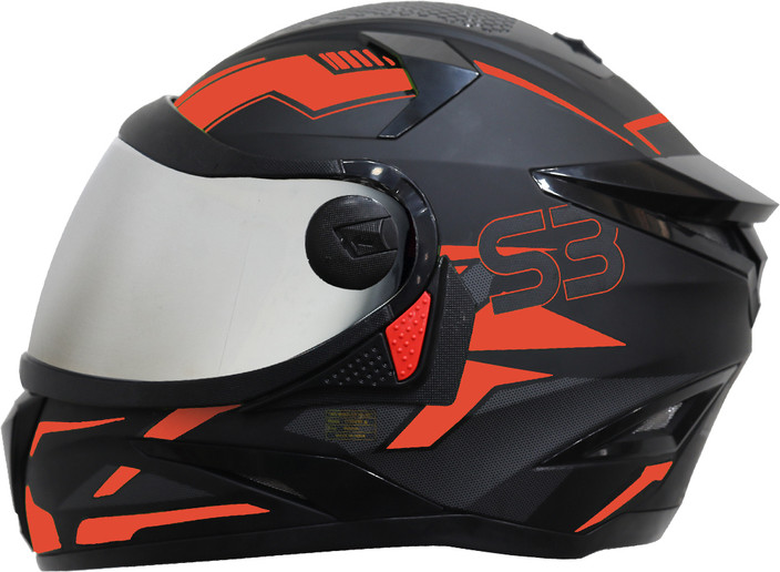 Steelbird SBH-17 Terminator Full Face Graphic Helmet in Glossy