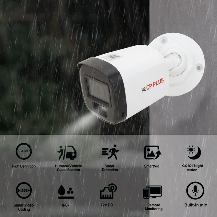 Cp Plus N Vision Cctv CP Plus Night Vision HD CCTV Security Camera - Main Image