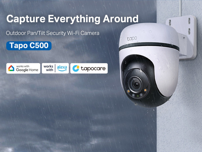 Pan Tilt Wifi Smart Security Camera TP-Link Tapo C500 1080p