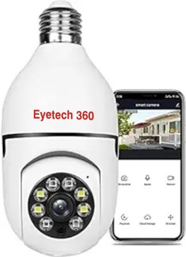 Eyetech Camera Wifi 360 Panoramic Light Bulb Yaojin Bulb Camera