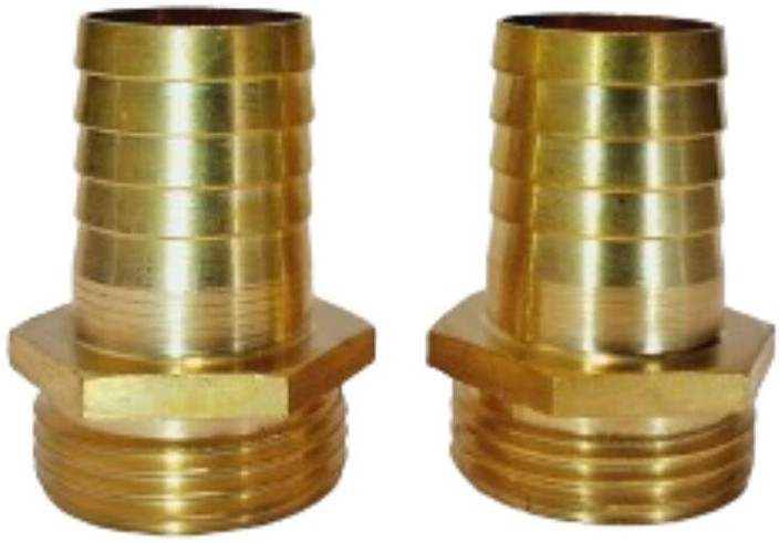 5x 3/8" Hose Barb Elbow X 1/2" Male NPT Brass Pipe Fitting – For Gas, Fuel, Water