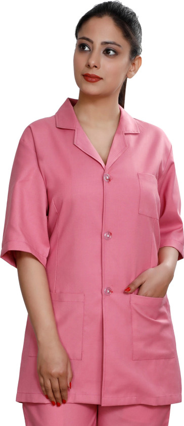 HOT Scrubs Pink Lab Coats FABUNIFORMS Unisex Medical Apron