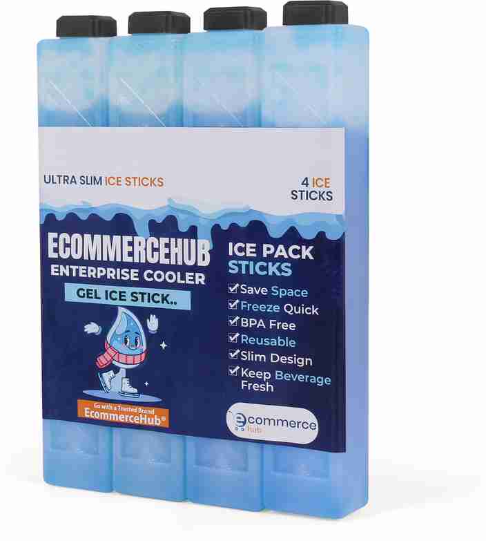 ビリヤード Icelake Ecommercehub 1 L Plastic Ice Packs for Coolers Reusable Long