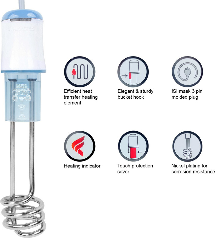 Havells 1500 Watt Immersion Heater HAVELLS Zella 1500 W Shock