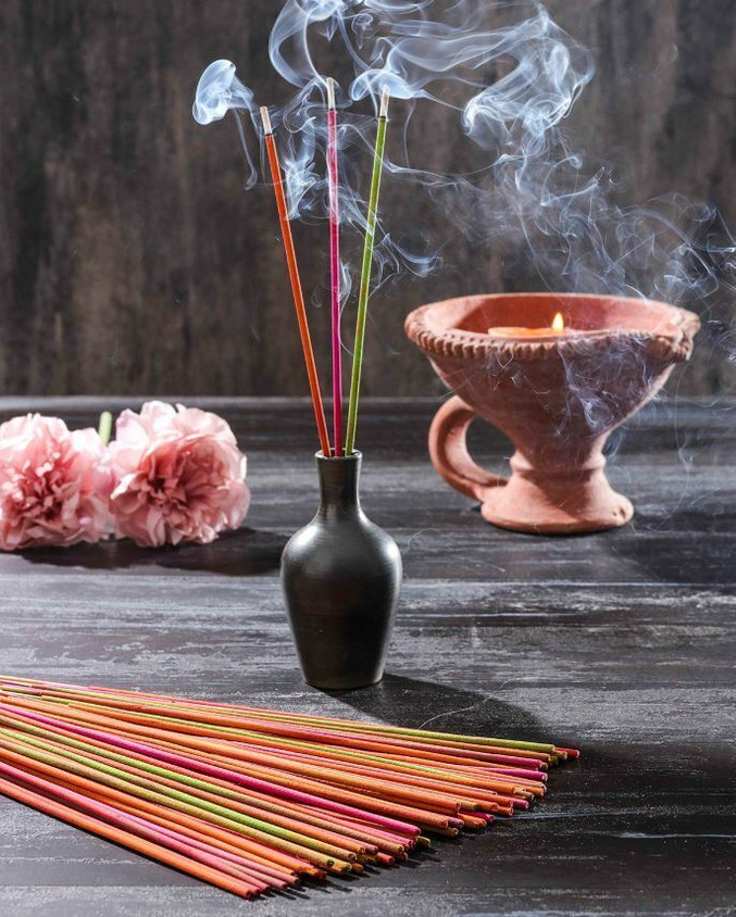 Poioo Agarbatti Mix Colour Incense Sticks for Meditation Rose, Mogra, Chandan, Pineapple, Feridos Price in India - Buy Poioo Agarbatti Mix Colour Incense Sticks for Meditation Rose, Mogra, Chandan, Pineapple, Feridos online