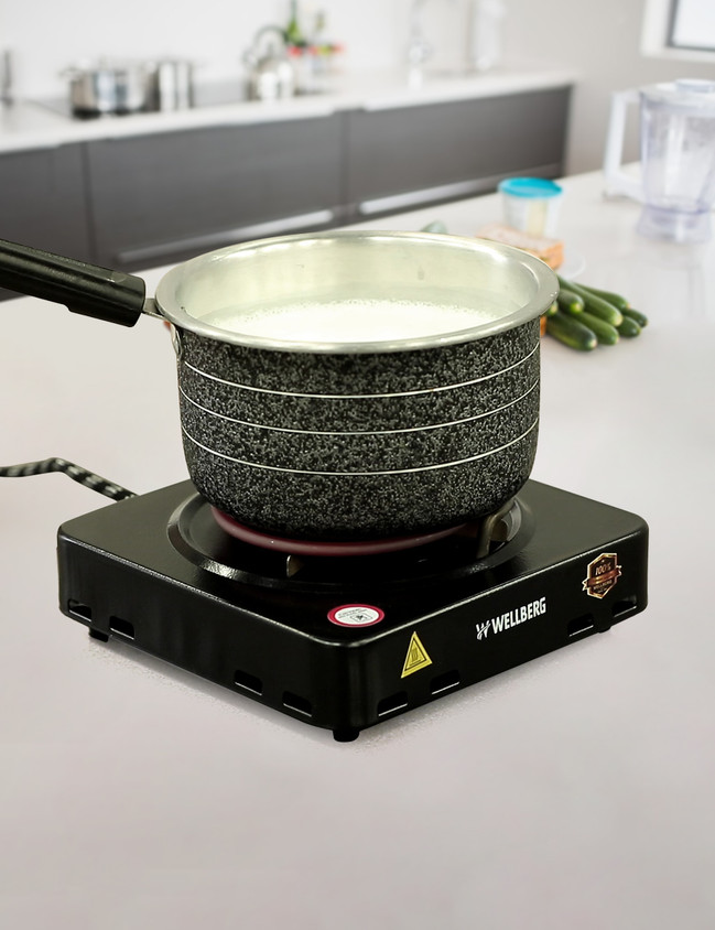 WELLBERG 1000 W Induction Cooktop Jog Dial
