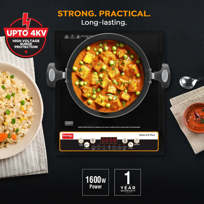 Prestige 1600 W Induction Cooktop Push Button