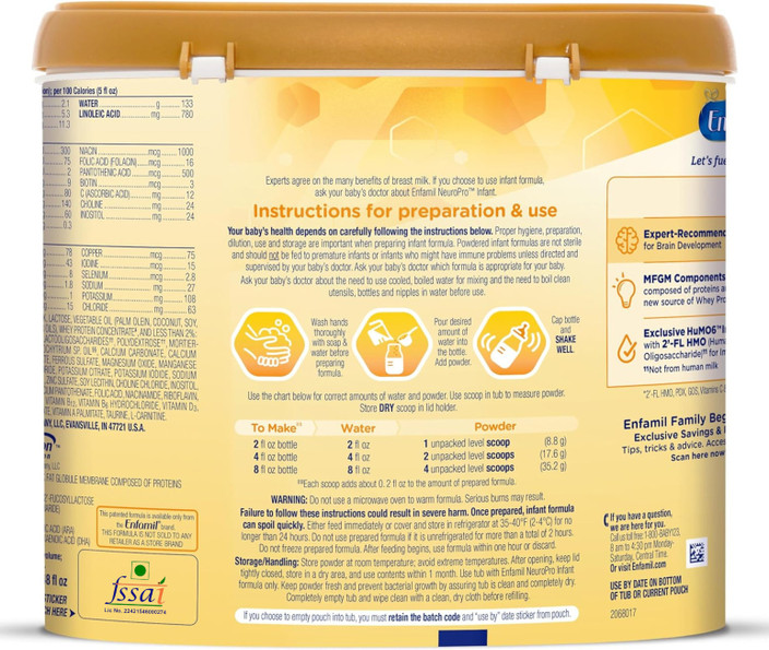 Nutrition Enfamil Baby Formula Ingredients Gentlease Formula