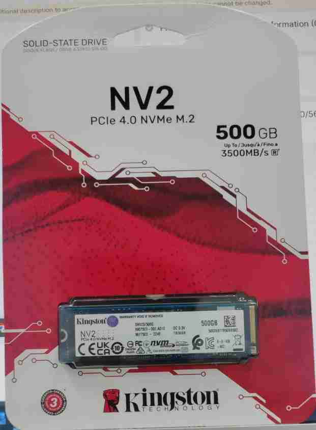 Pcie Ssd Kingston 500gb Ssd Price KINGSTON SSD NV2 500 GB Desktop