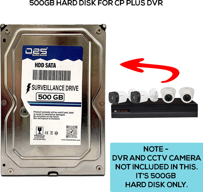 Security Camera Cp Plus 1tb Hard Disk Price D25 500GB Hard Disk