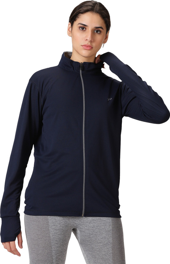 BLUE TYGA Full Sleeve Solid Women Jacket Buy BLUE TYGA Full