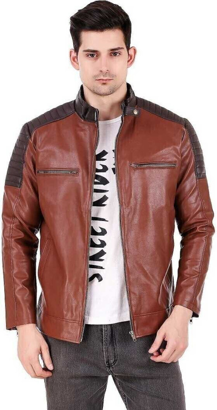 Leather Retail Full Sleeve Solid Men Jacket Buy Leather Retail
