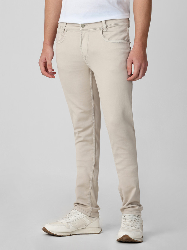 Mufti Khaki Super Skinny Jeans Buy Online Brown Cotton Cargo From