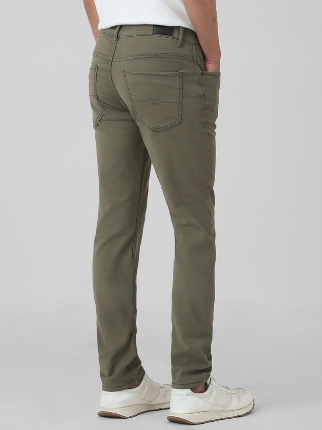 Mufti Super Skinny Khaki MUFTI-Olive-Super-Slim-Fit-Cotton-Five