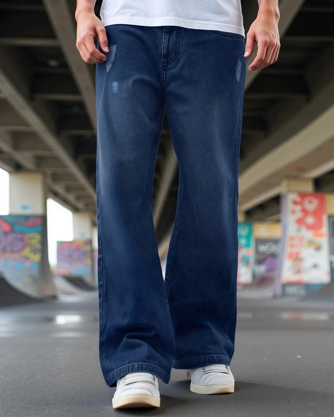 Dark Blue Buy Baggy Jeans Online Buy Urbano Fashion Men's Dark