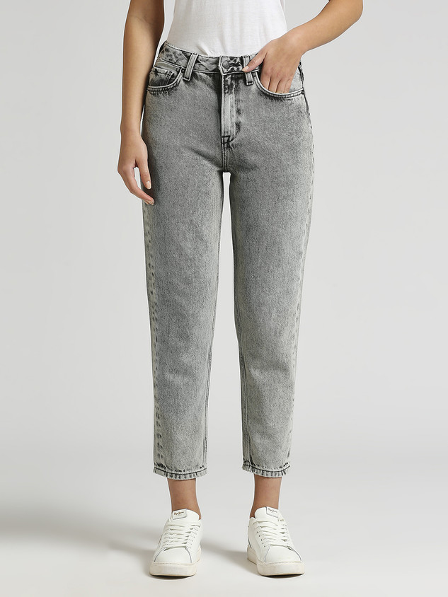 Pepe Jeans Tapered Fit Women Grey Jeans Buy Pepe Jeans Tapered