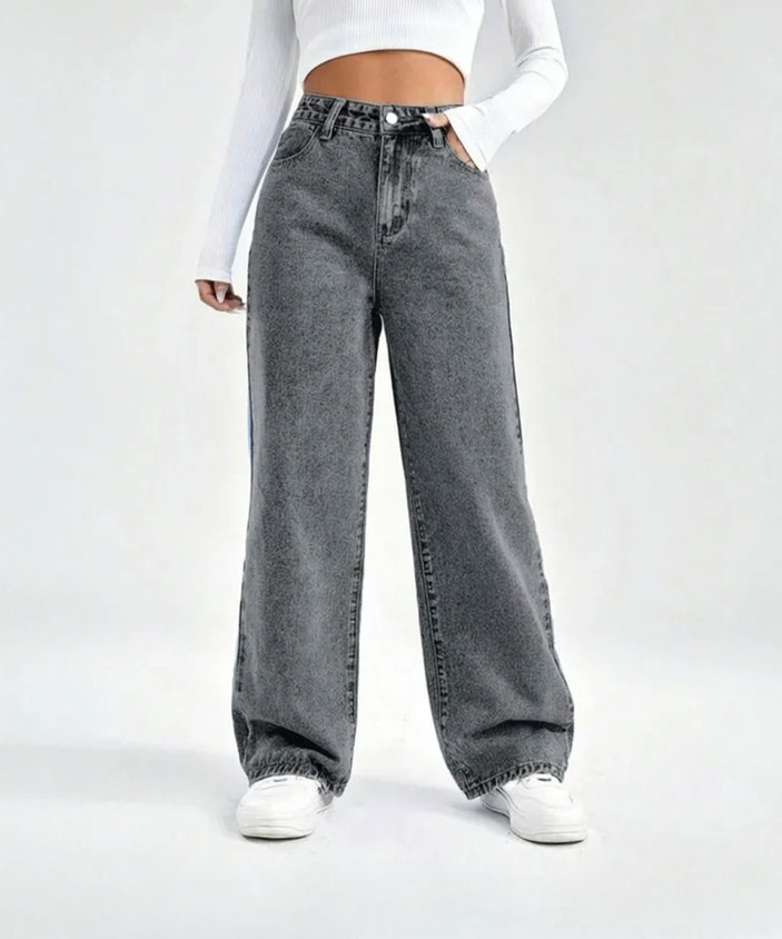 SPEN Denim Straight Fit Women Grey Jeans