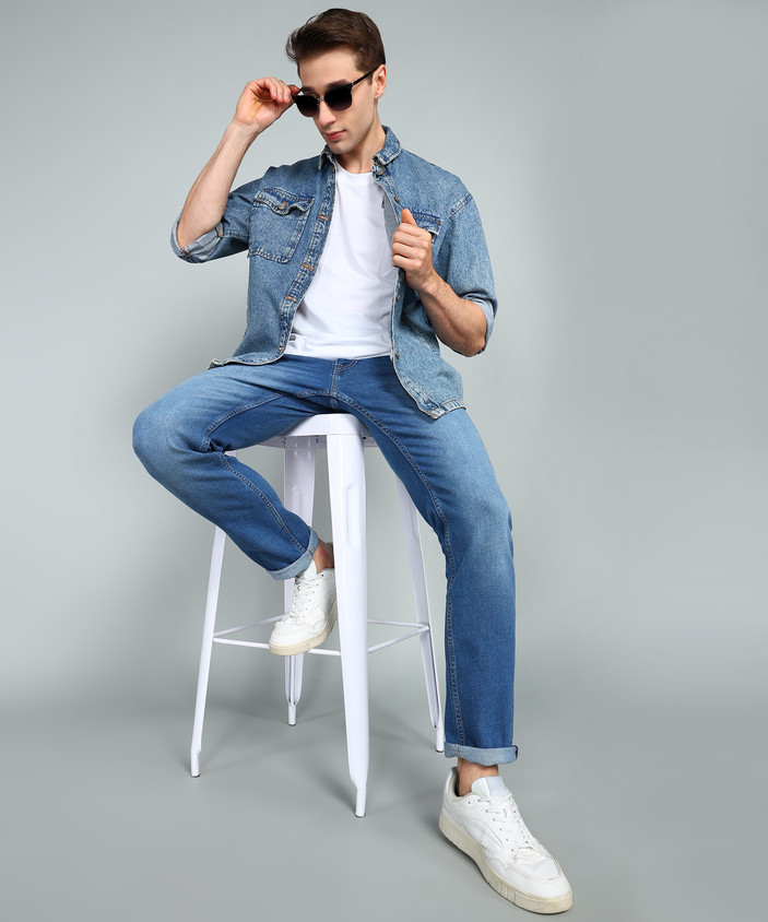 POLO Slim Men Blue Jeans Buy POLO Slim Men