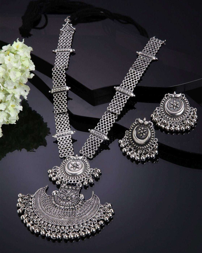 Jewellery Sets Silver Necklace Flipkart Stone Jewellery Sets