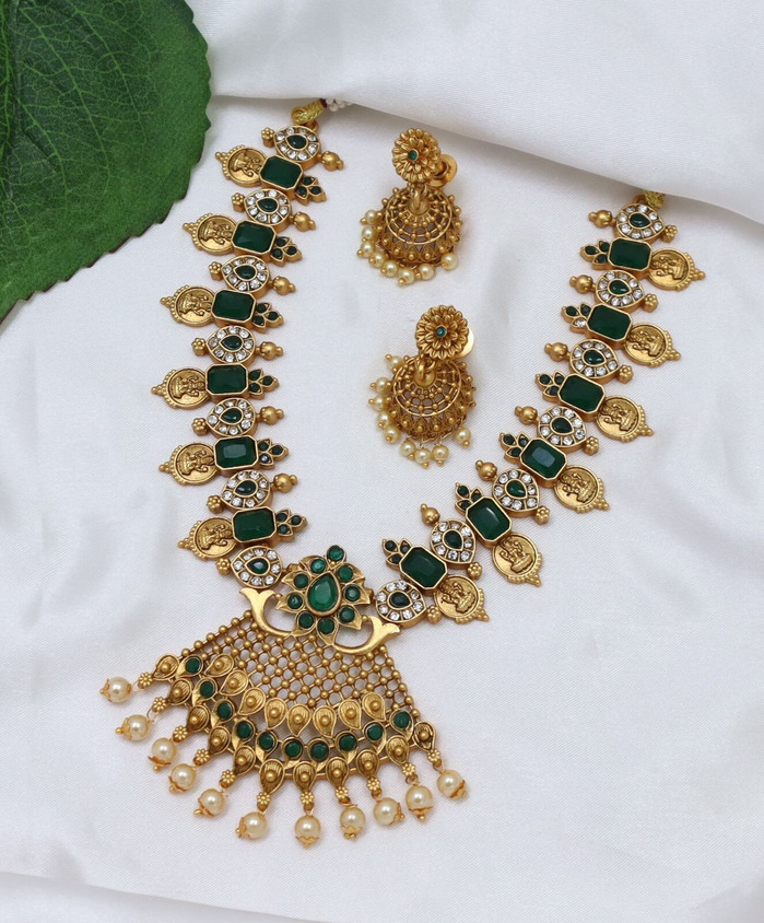 Stone Necklace Set Flipkart App Jewellery Gold Jewellery Flipkart Long  Necklace Set Alloy Gold Jewellery