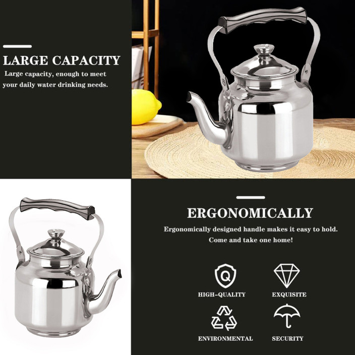 Heart Home L Stainless Steel Kettle Jug