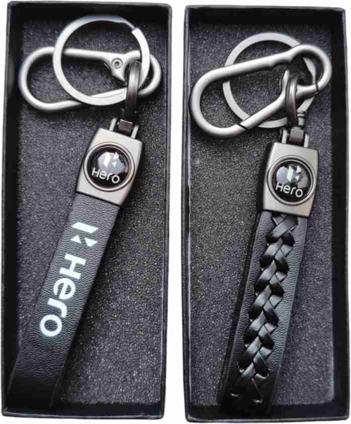 小物 NEEDISKeyChainNew YorkClassicPuffedChain JNV Black Leather Keychain Compatible With Bike | Scooty | Pack Of